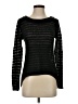 Koral 100% Acrylic Metallic Black Pullover Sweater Size S - photo 1