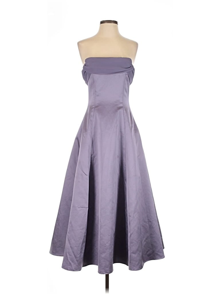 Pre-owned David's Bridal Cocktail Dress In Purple