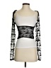 Windsor Silver Long Sleeve Top Size S - photo 1
