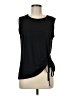 Ethyl Black Sleeveless T-Shirt Size M - photo 1