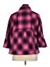 D.F.A. New York Plaid Purple Coat Size 1X - photo 2