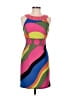 Muse Graphic Green Cocktail Dress Size 6 - photo 1