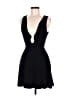 Fore Solid Black Cocktail Dress Size M - photo 1