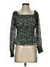 Madewell 100% Polyester Green Long Sleeve Blouse Size S - photo 1