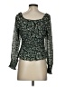 Madewell 100% Polyester Green Long Sleeve Blouse Size S - photo 2