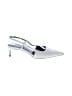 Zara Metallic Silver Heels Size EU 39 - photo 1