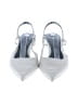 Zara Metallic Silver Heels Size EU 39 - photo 2