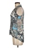 Next 100% Polyester Gray Sleeveless Blouse Size 6 - photo 5
