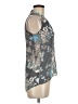 Next 100% Polyester Gray Sleeveless Blouse Size 6 - photo 4