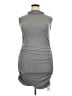 Cider Solid Gray Casual Dress Size XXL - photo 1