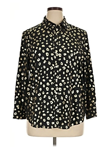 M&S Long Sleeve Button-Down Shirt (view 1)