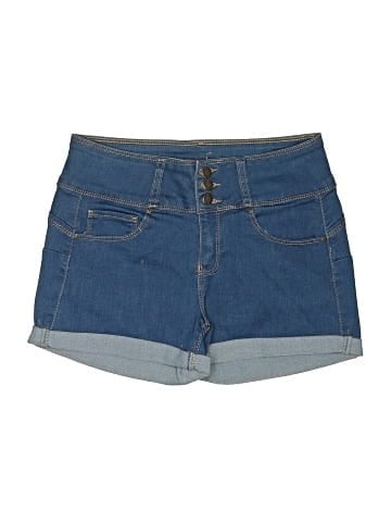 Wax Jean Denim Shorts (view 1)
