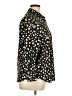 M&S Stars Black Long Sleeve Button-Down Shirt Size 14 Petite - photo 4