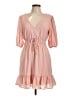 City Triangles 100% Polyester Pink Casual Dress Size L - photo 1