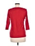 Ellen Tracy Red 3/4 Sleeve Top Size M - photo 2