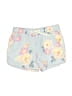 OshKosh B'gosh Floral Blue Shorts Size 6 - 6X - photo 1