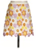 Zara Floral Yellow Casual Skirt Size XS - photo 2