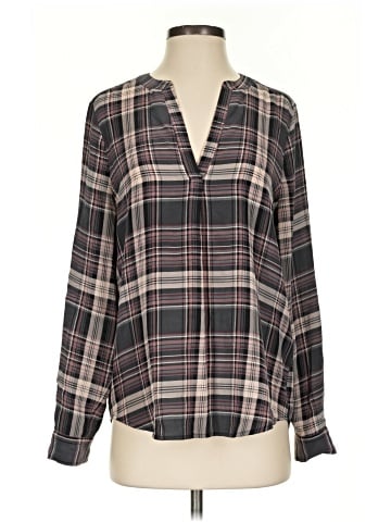 Joie Long Sleeve Silk Top (view 1)