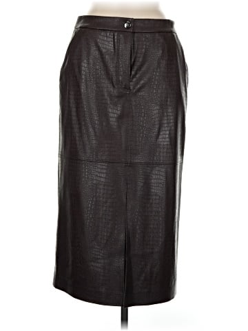 Max Mara Faux Leather Skirt (view 1)