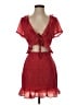 Superdown 100% Polyester Hearts Red Cocktail Dress Size XS - photo 1
