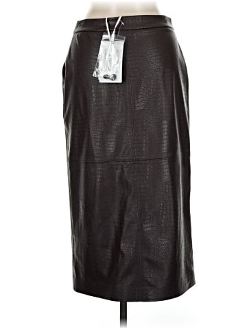 Max Mara Faux Leather Skirt (view 2)