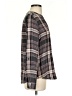 Joie 100% Silk Plaid Gray Long Sleeve Silk Top Size S - photo 4