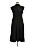 Halogen 100% Polyester Solid Black Casual Dress Size XL - photo 1