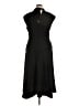 Halogen 100% Polyester Solid Black Casual Dress Size XL - photo 2