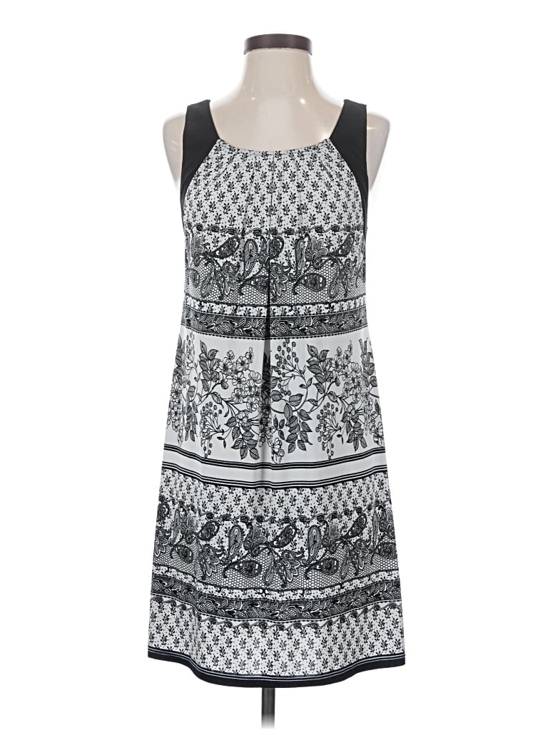 Pre-owned Linea Donatella Casual Dress In Gray
