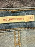 Levi's Blue Denim Shorts Size 32 waist - photo 3