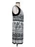 Linea Donatella Graphic Gray Casual Dress Size S - photo 4