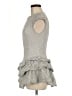 Pull&Bear Houndstooth Gray Cocktail Dress Size M - photo 5