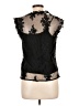 River Island Black Sleeveless Blouse Size 10 - photo 2