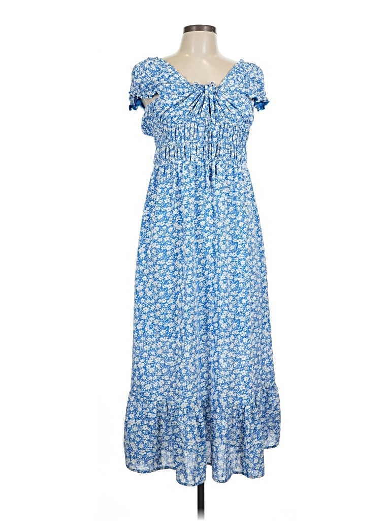 Pre-owned Heartloom Casual Dress In Blue