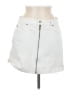 1.State Solid White Denim Skirt Size 6 - photo 1