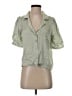 Lulus Green Short Sleeve Blouse Size S - photo 1