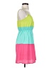 Soprano 100% Polyester Color Block Green Casual Dress Size XS - photo 4