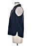 MICHAEL Michael Kors Blue Sleeveless Button-Down Shirt Size M - photo 5