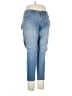 Jordache Solid Blue Jeans Size 10 - photo 1