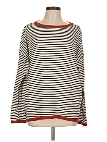 Pink Clover Pullover Sweater (view 1)