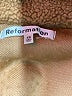 Reformation 100% Polyester Brown Fleece Size XS - photo 6