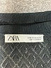 Zara Black Long Sleeve Top Size M - photo 7