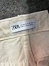 Zara Solid Ivory Khaki Shorts Size 4 - photo 3
