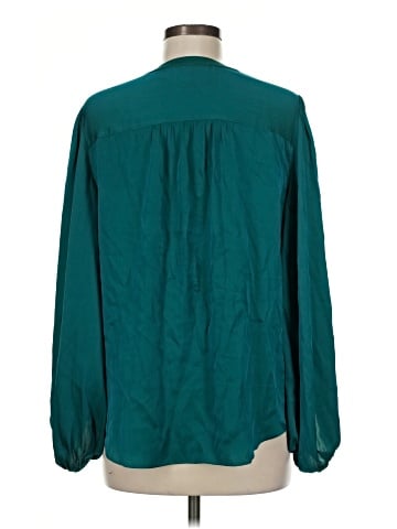 Trina Turk Long Sleeve Silk Top (view 2)