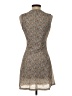 Topshop 100% Polyester Tweed Brown Casual Dress Size 4 - photo 2