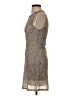 Topshop 100% Polyester Tweed Brown Casual Dress Size 4 - photo 5
