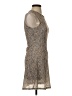 Topshop 100% Polyester Tweed Brown Casual Dress Size 4 - photo 4