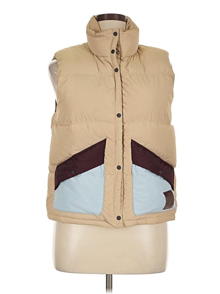 Pre-owned Tory Sport Vest In Tan