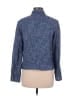 J. McLaughlin Tweed Blue Denim Jacket Size M - photo 2
