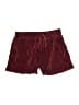 Hausen 100% Polyester Solid Burgundy Shorts Size M - photo 1